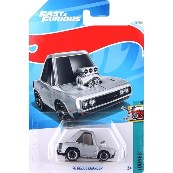 HW 2024 Fast & Furious 70 Dodge Charger (Silvery) Tooned