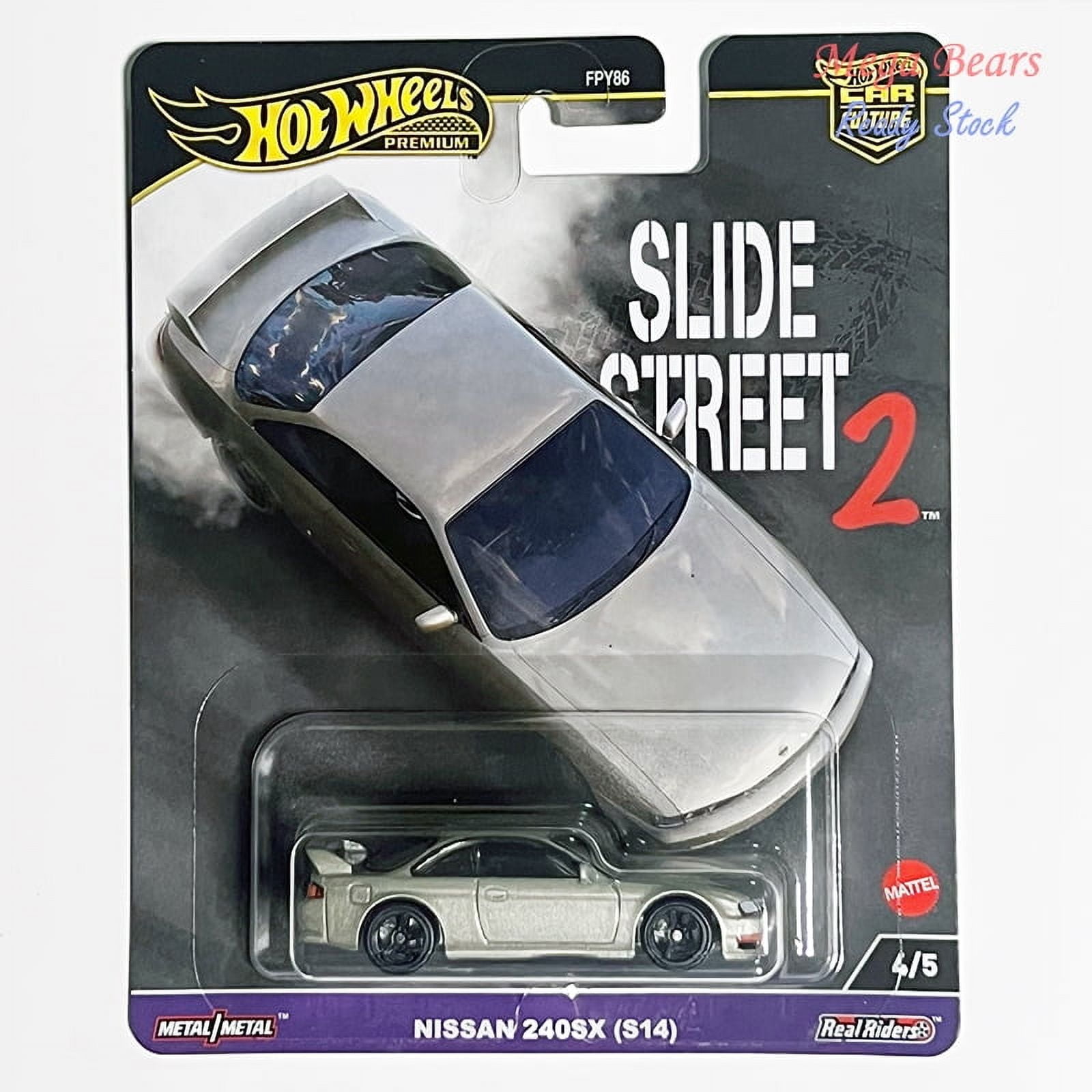 HW 2024 Premium Slide Street 2 Nissan 240SX (Sliver) Car Culture