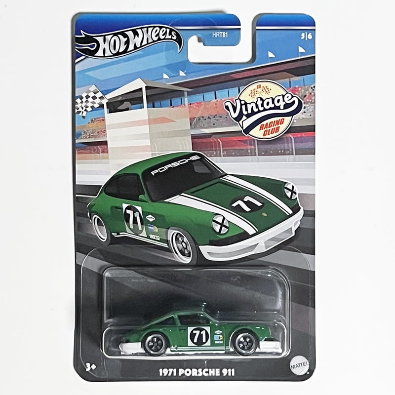 Hot Wheels 1971 Porsche 911 Green Diecast Racing Car