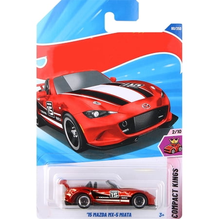 HW 2025 15 Mazda MX-5 Miata (Red) Compact Kings