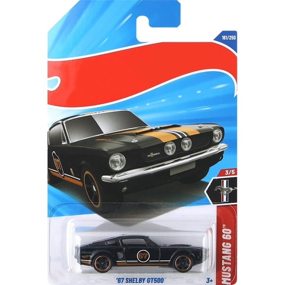 HW 2025 67 Shelby GT500 (Black) Mustang 60