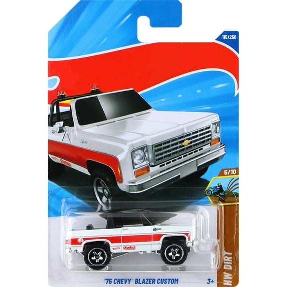 HW 2025 75 Chevy Blazer Custom (White) HW Dirt