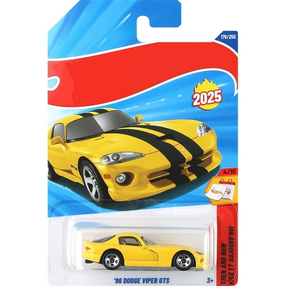 HW 2025 96 Dodge Viper GTS (Yellow) Then And Now Hier ET Aujourd Hui