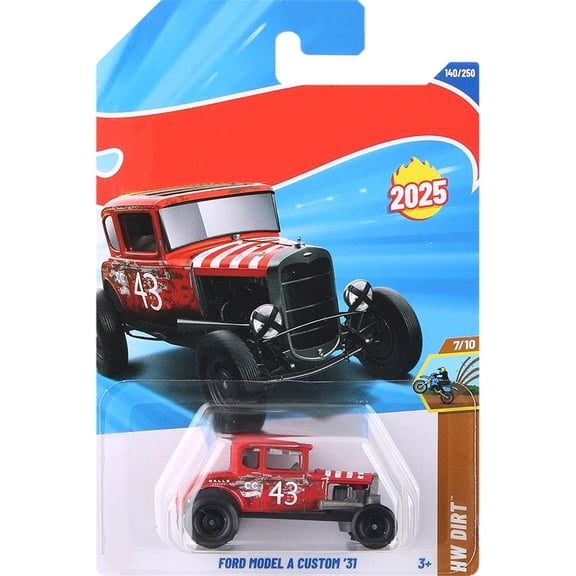 HW 2025 Ford Model A Custom 31 (Red) HW Dirt