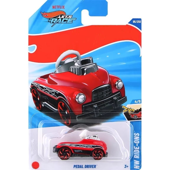 HW 2025 Let's Race Pedal Driver HW Ride-Ons