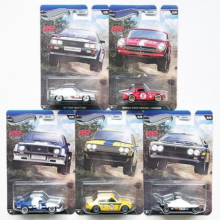 HW 2025 Silver Series Rally Racers #1-5 Set of 5 Cars GDG44