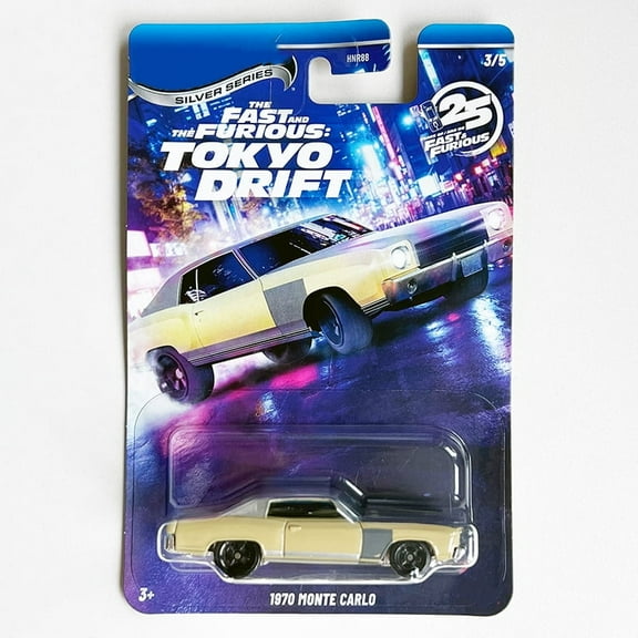 HW 2025 Sliver Series Fast & Furious Tokyo Drift #4 1970 Monte Carlo