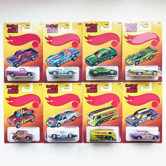 HW 2025 The Hot Ones #1-8 Set 0f 8 Cars JBY68