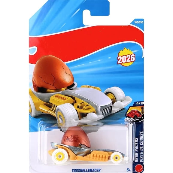 HW 2026 Eggshekkeracer Drag Racers Piste De Course