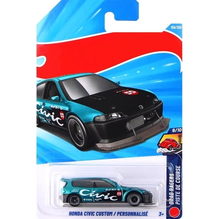 HW 2026 Honda Civic Custom / Personnalise Drag Racers Piste De Course