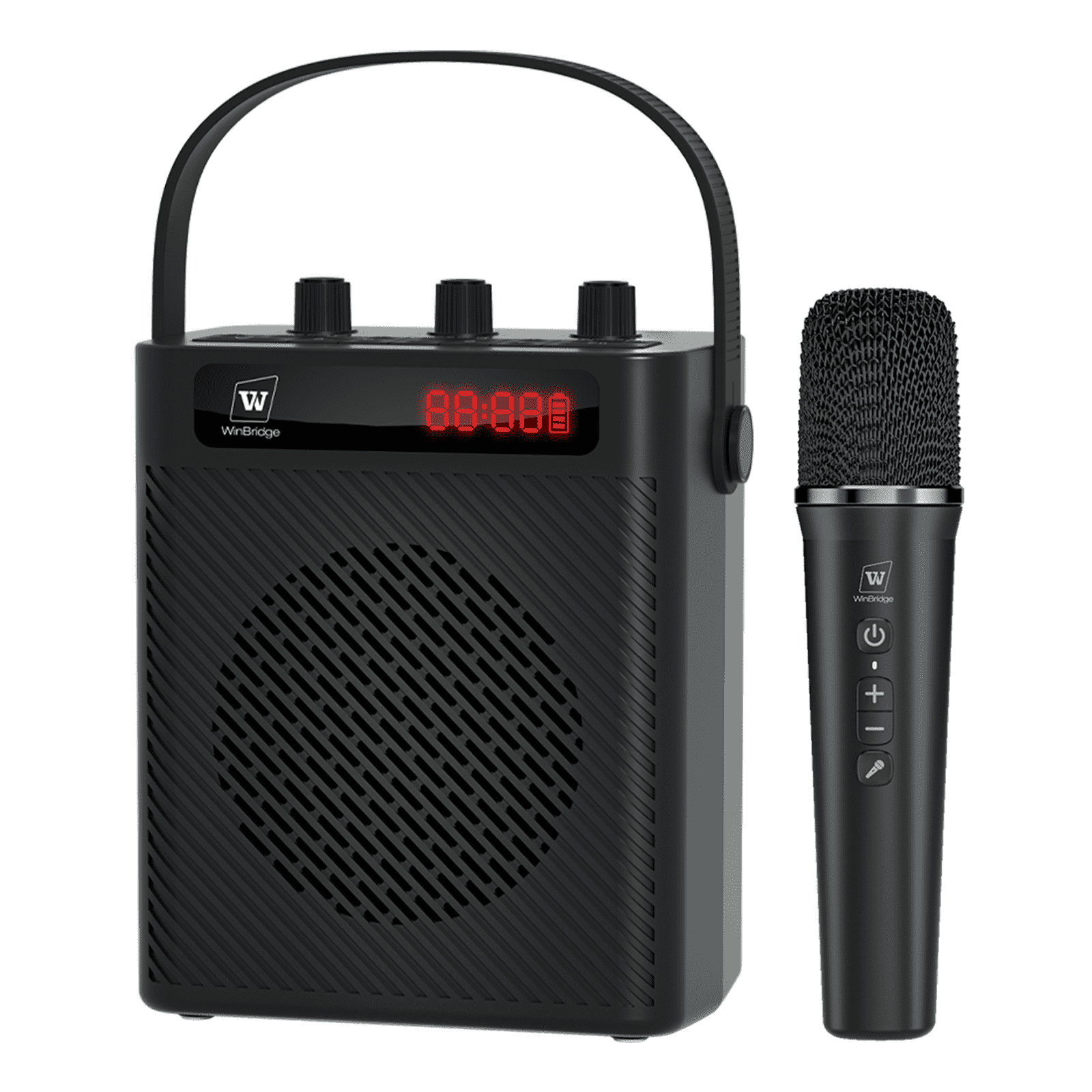 Open Box HW HAOWORKS Voice Amplifier with Wireless Microphone & Speaker - Portable Bluetooth PA System with Handheld Mic, 30W Ultra-Light Rechargeable Megaphone for Teachers, Speech & Outdoor Events - S93 Pro