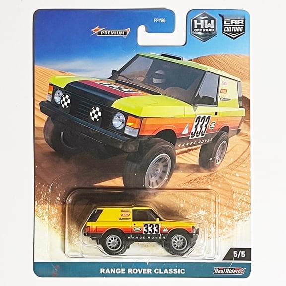 HW Premium 2023 HW Off Road #5 Range Rover Classic Car Culture FPY86