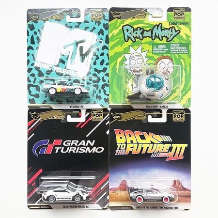 HW Premium 2025 Pop Culture Set of 4 Cars HXD63