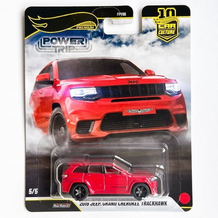 HW Premium 2026 Power Trip #5 2019 Jeep Grand Cherokee Trackhawk Car Culture FPY86