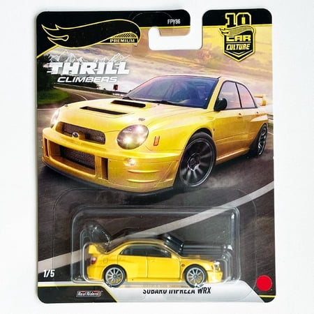 HW Premium 2026 Thrill Climbers #1 Subaru Impreza WRX Car Culture FPY86