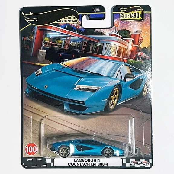 HW Premium Boulevard #100 Lamborghini Countach Lpi 800-4 GJT68