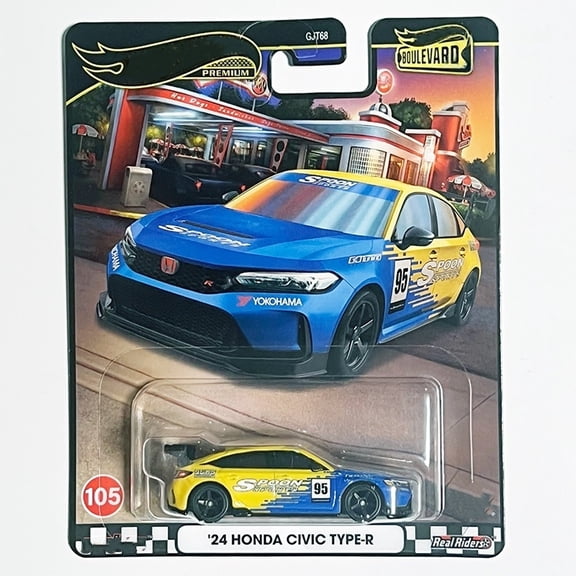 HW Premium Boulevard #105 24 Honda Civic Type-R GJT68