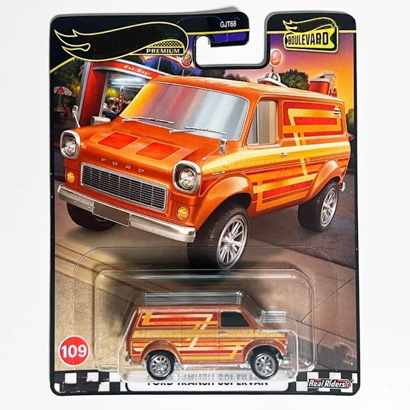 HW Premium Boulevard #109 Ford Transit Supervan GJT68