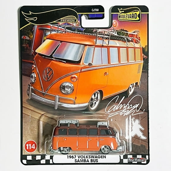 HW Premium Boulevard #114 1967 Volkswagen Samba Bus GJT68