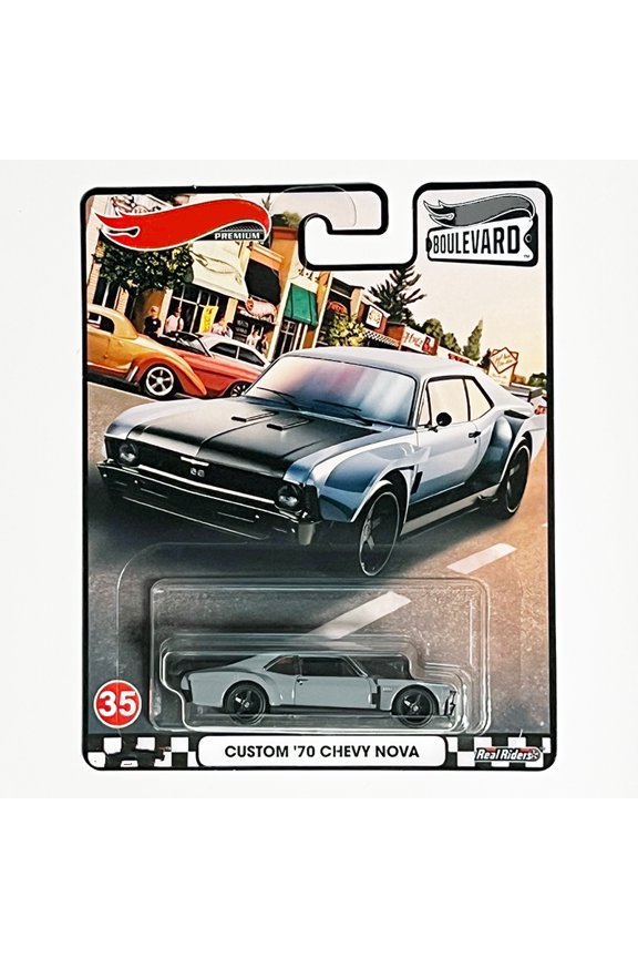 HW Premium Boulevard #35 Custom 70 Chevy Nova