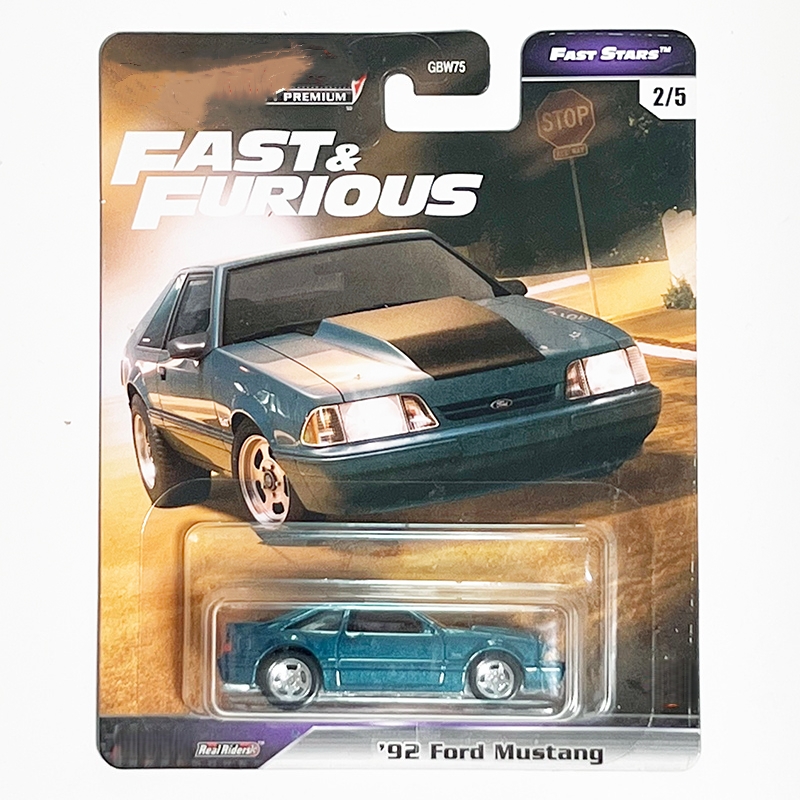 HW Premium Fast & Furious Fast Stars #2 92 Ford Mustang GBW75 - Walmart.com