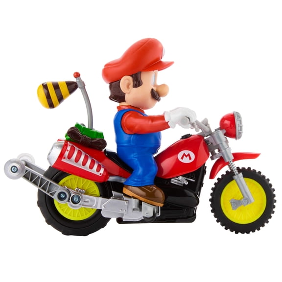 Hot Wheels Mario Wheelie Motocross RC, Remote-Controlled Battery-Powered Vehicle