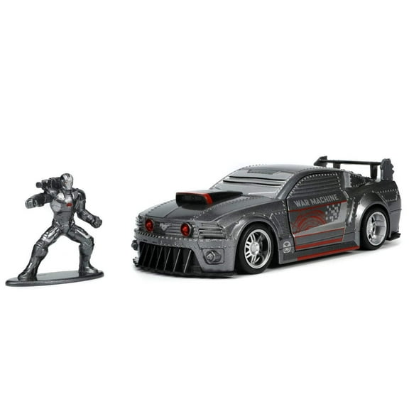 Marvel 1:32 War Machine 2006 Ford Mustang GT Diecast Car and Figure