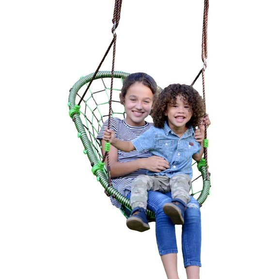 HW Saucer Tree Swing for Kids - Swing Sets for Backyard, Kids Outdoor Play Equipment, 500lbs Weight Capacity, Durable, Heavy Duty Metal Frame, Easy Tool Free Assembly, Weather Resistant, Ages 3+