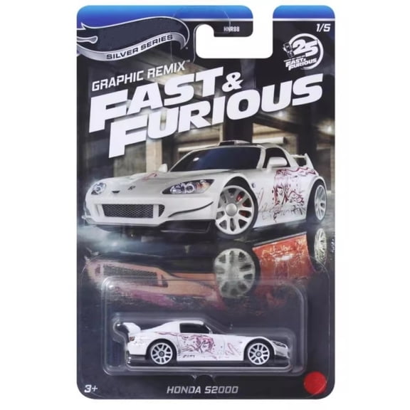 HW Silver Series Graphic Remix Fast & Furious #1 Honda S2000 HNR88