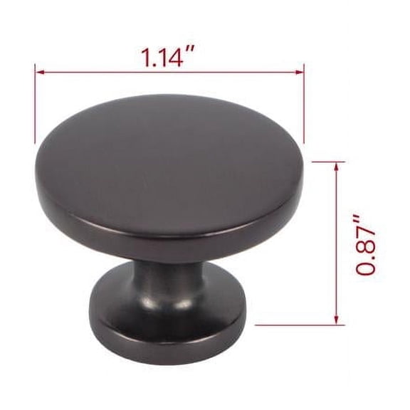 HW357RB Emme Oil Rubbed Bronze Ring Cabinet Pull, 1.14 in. Dia. - Pack of 25