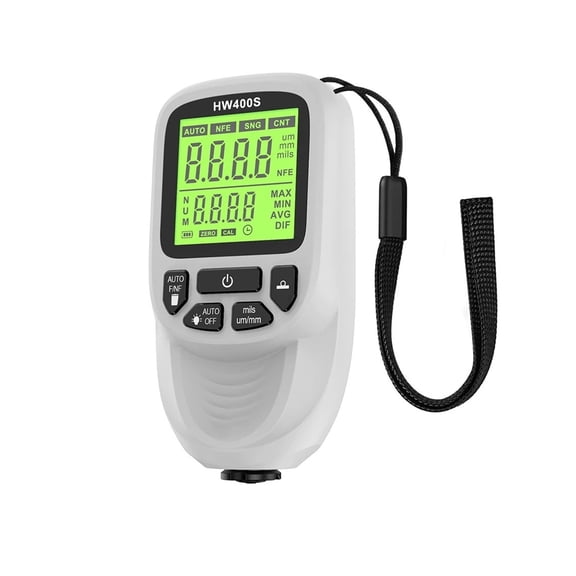 HW400S Car Thickness Gauge Auto Film Paint Tester Coating Meter 0-2000m Test Accessories for Fe/NFE ,Easy to Use
