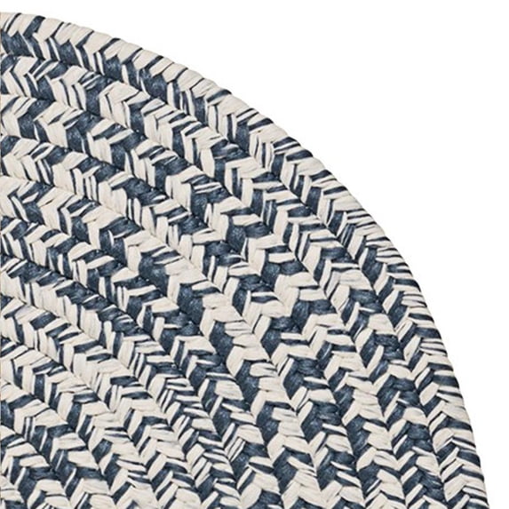 HW41R108X108 Howell Tweed - Lake Blue 9x9 Rug, 100% Polypropylene - Round.