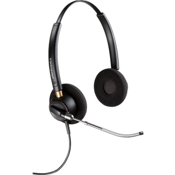Plantronics EncorePro 520V Over-the-head, binaural, voice tube Customer Service Headset