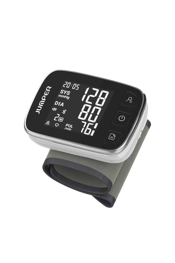 HWA21 Wrist Blood Pressure Monitor, Automatic Digital BP Machine with Voice Broadcast, Backlight LCD, 2 Users 199 Memory, Irregular Heartbeat Detection, Adjustable Cuff 5.3-8.6 Inch for Home Travel