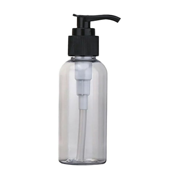 HWHCGZ 1 PCS 100ml Empty Lotion Pump Bottles - Refillable Clear Plastic Containers for Soap, Shampoo, Lotions, Liquid Body Soap & Massage Oil