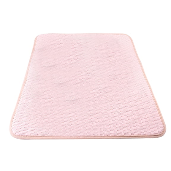 HWHCGZ 1 Pack Microfiber Dish Drying Mat,20 x 15 Inch Super Absorbent Drying Pad，Extra Large Dish Drainer Mat for Kitchen Counter,Sinks,Draining Racks Pink 20 x 15 Inch