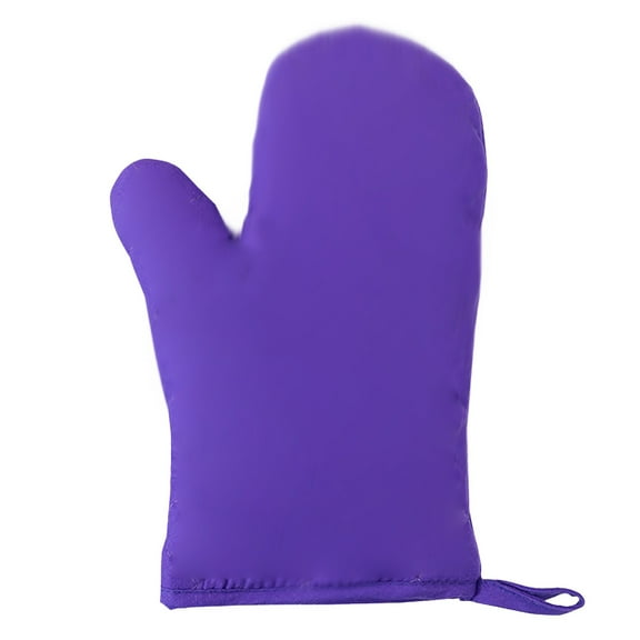 HWHCGZ 1 Pair Oven Mitts, Premium Heat Resistant Kitchen Gloves Cotton & Polyester Quilted Oversized Mittens Cooking Cotton Oven Kitchen Home,Purple