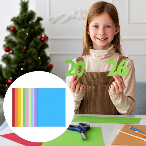 HWHCGZ 10 Colors Copy Print Paper 8.3X11.7 Inches,100 Sheets Rainbow A4 Printer Paper 70GSM Colored Origami Paper for Cutting DIY Kids Art Craft