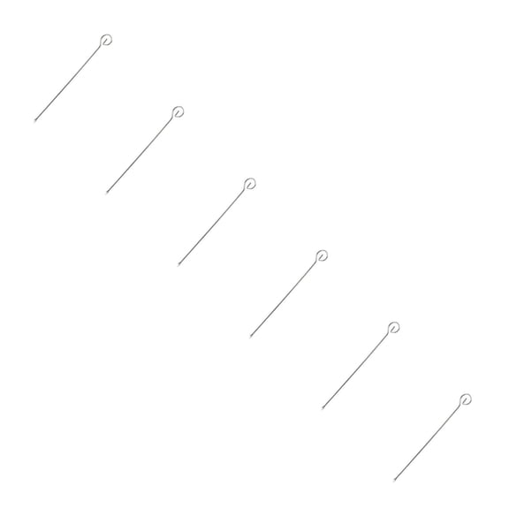 HWHCGZ 10Pcs Cylinder Shape Metal BBQ Skewers 22CM Long Stainless Skewer Kebob Kabob Sets for Grill Outings Cooking D*10