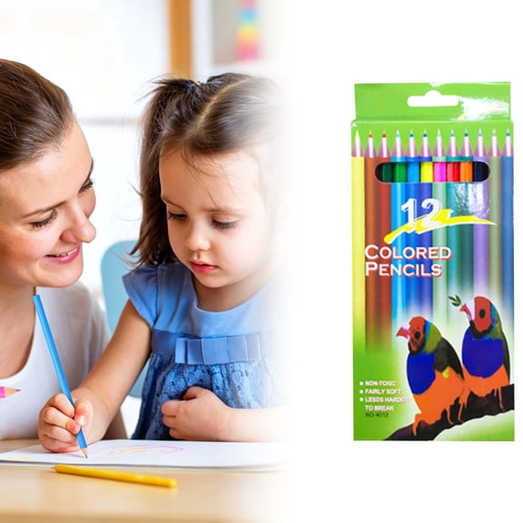 HWHCGZ 12Pcs Colored Pencils, Coloring Pencils Set Drawing Pencils for Sketch, Woodcase Lead Arts, for Coloring Books