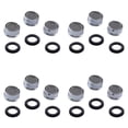 thumbnail image 1 of HWHCGZ 15/16 Inch Faucet Aerator 12 PCS, Kitchen Sink Aerator Replacement Parts, Female Thread Water Saving Faucet Filter with Brass Shell and Gasket for Bathroom,Silver, 1 of 4