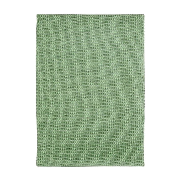 HWHCGZ 1Pack Waffle Weave Kitchen Towels, 100% Cotton, 17.7"x25.6", Super Absorbent, Fast Drying Dishcloth Set, Soft for Cleaning Dishes, Hand Towel Light Green