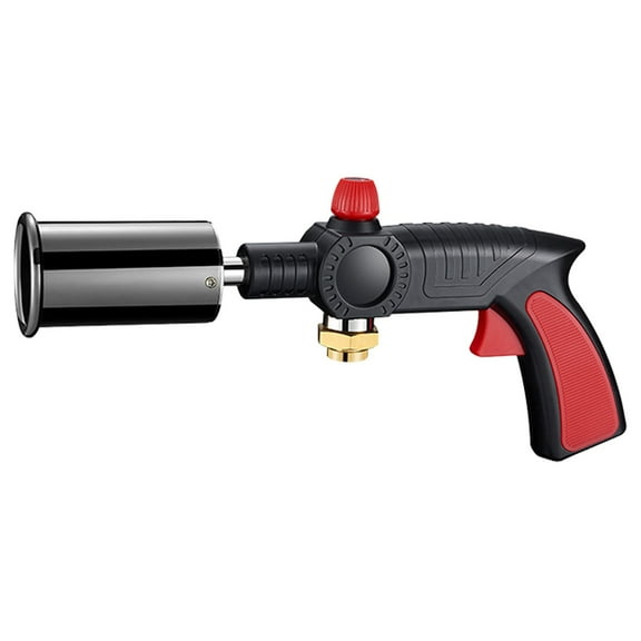 HWHCGZ 1Pc Torch Head, Culinary Torch Lighter, Kitchen Cooking Torch, Adjustable Blow Torch for Searing Steak, Grill, Charcoal Starter,Style A,High mountain tank interface: without gas cylinder