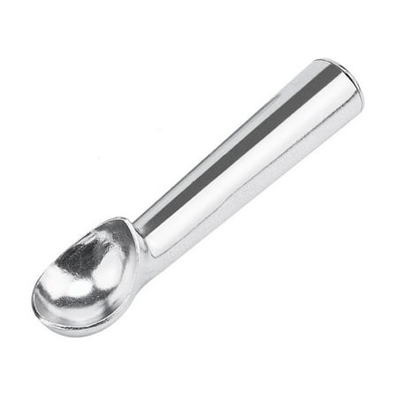HWHCGZ 1Pcs Ice Cream Scoop,Nonstick Anti-Freeze One Piece Scooper Spoon, Heavy Duty Durable Design, Easy Clean, for Gelato, Cookie Dough, Sorbet, Almond Silver