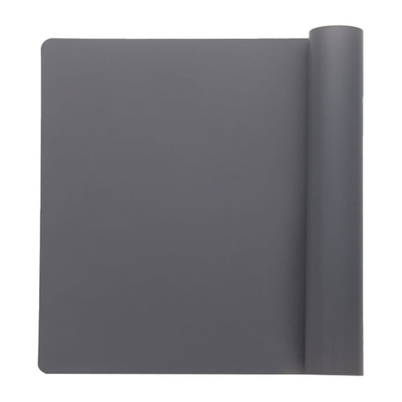 HWHCGZ 1Pcs Silicone Mats for Kitchen Counter,Large Countertop Protector Mat Nonskid Heat Resistant Desk Saver Pad, Multipurpose Mat 11.81*15.7 Inches Gray