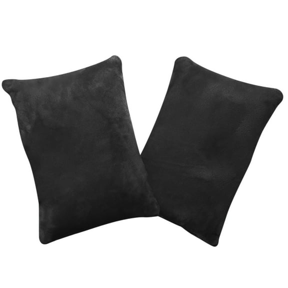 HWHCGZ 2 Pack Small Pillow, Cooling Memory Foam Mini Pillow 11 X 7 Inches for Sleeping Machine Washable Travel Pillows Black