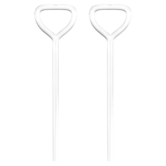 HWHCGZ 2 Pcs Anti Wrinkle Straw - Glass anti-wrinkle drinking straws, Clear Reusable Straws with Cleaning Brush - Eco-Friendly Plastic Alternative,2 Transparent Curved Straw+1 Straw Brush