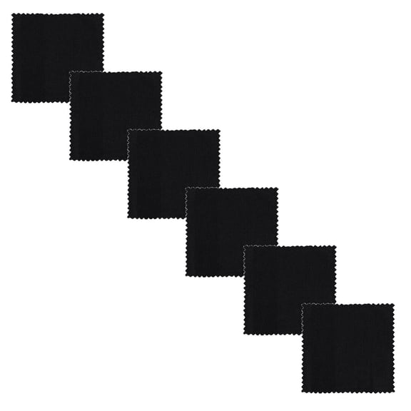 HWHCGZ 20Pcs Sunlight Polishing Cloth Is Used For Jewelry Polishing Cloth To Keep Your Jewelry Shiny. Silver Polishing Cloth,Black*20