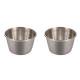 thumbnail image 1 of HWHCGZ 2PCS Multi-Use Mixing Bowl,Stainless Steel Wine Cup Soup Bowl for Prepping Kitchen Condition Sauces Cup Butter Condiment Dipping Serving or Storage 2.16*2.04in Silver, 1 of 4