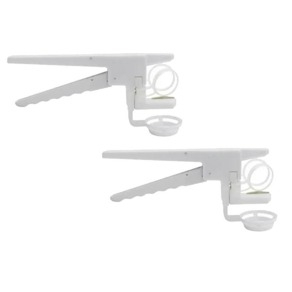 HWHCGZ 2Pcs Handheld Egg Cracker Egg Separator Egg Cutter-Automatic Egg Cracking Tool 9.25x4.33 Inches,White*2